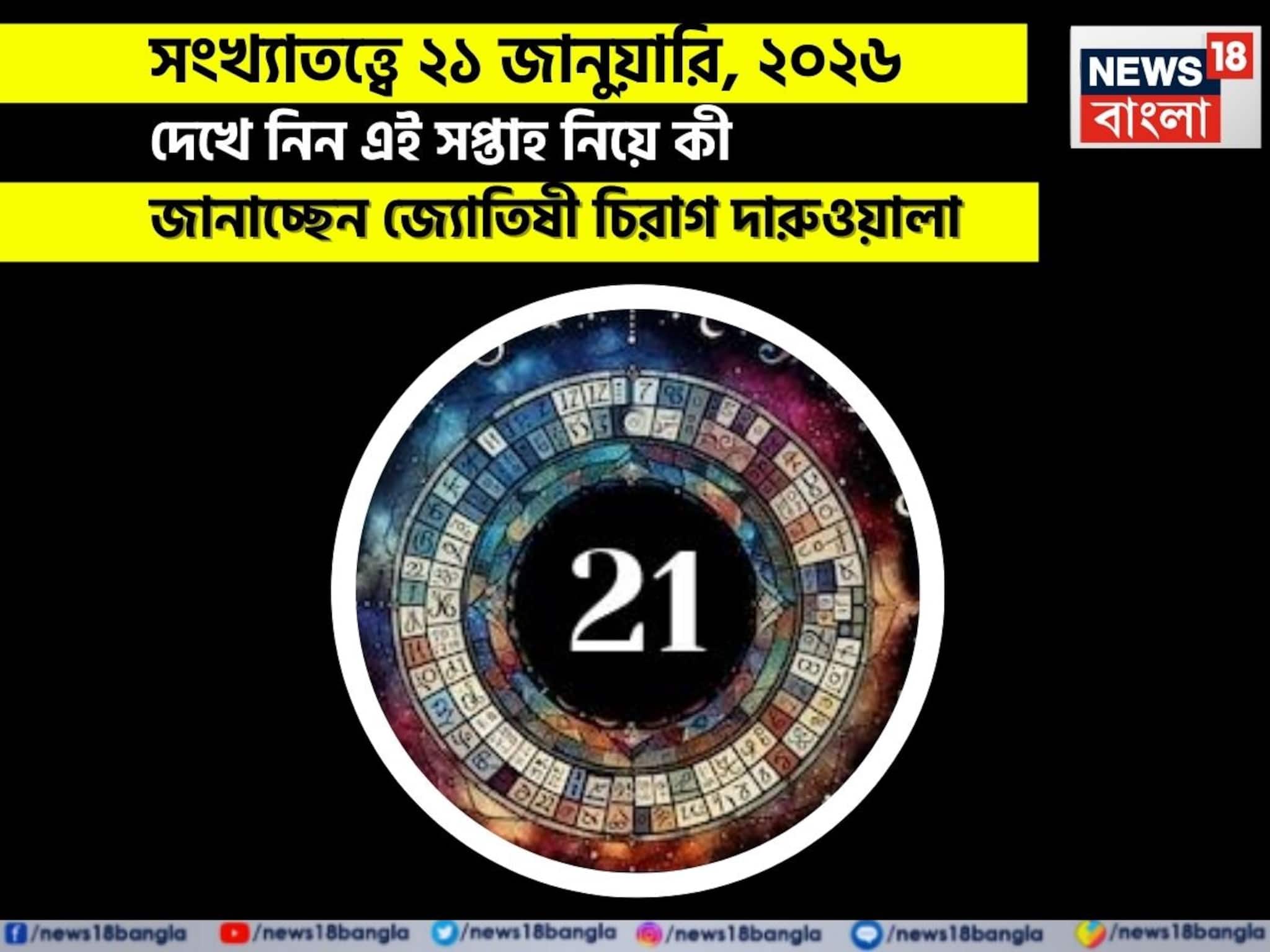 সংখ্যাতত্ত্বে ২১ জানুয়ারি, কেমন যাবে আজকের দিন? জানাচ্ছেন জ্যোতিষী চিরাগ দারুওয়ালা