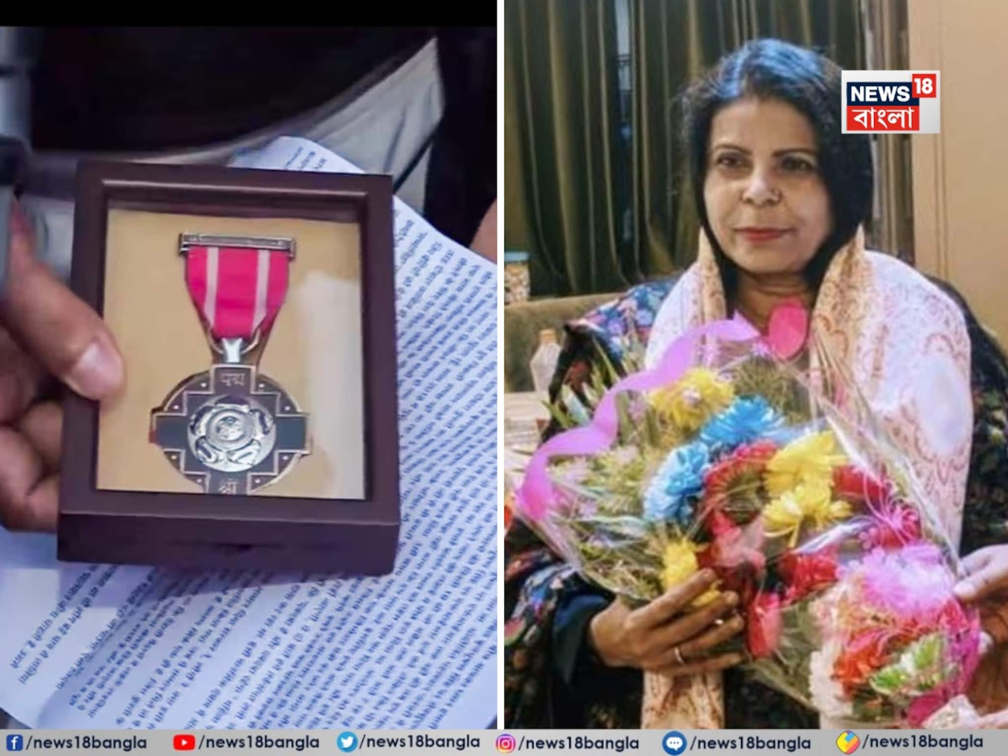 শিল্পকলায় অনবদ্য অবদান!পদ্মশ্রী পেলেন সিউড়ীর তৃপ্তি মুখোপাধ্যায়