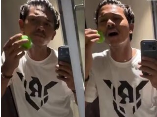 স্কিনকেয়ারে ব্যস্ত যশস্বীর বাথরুম সং এখন ভাইরাল - Photo Courtesy- X Account/ Video grab 