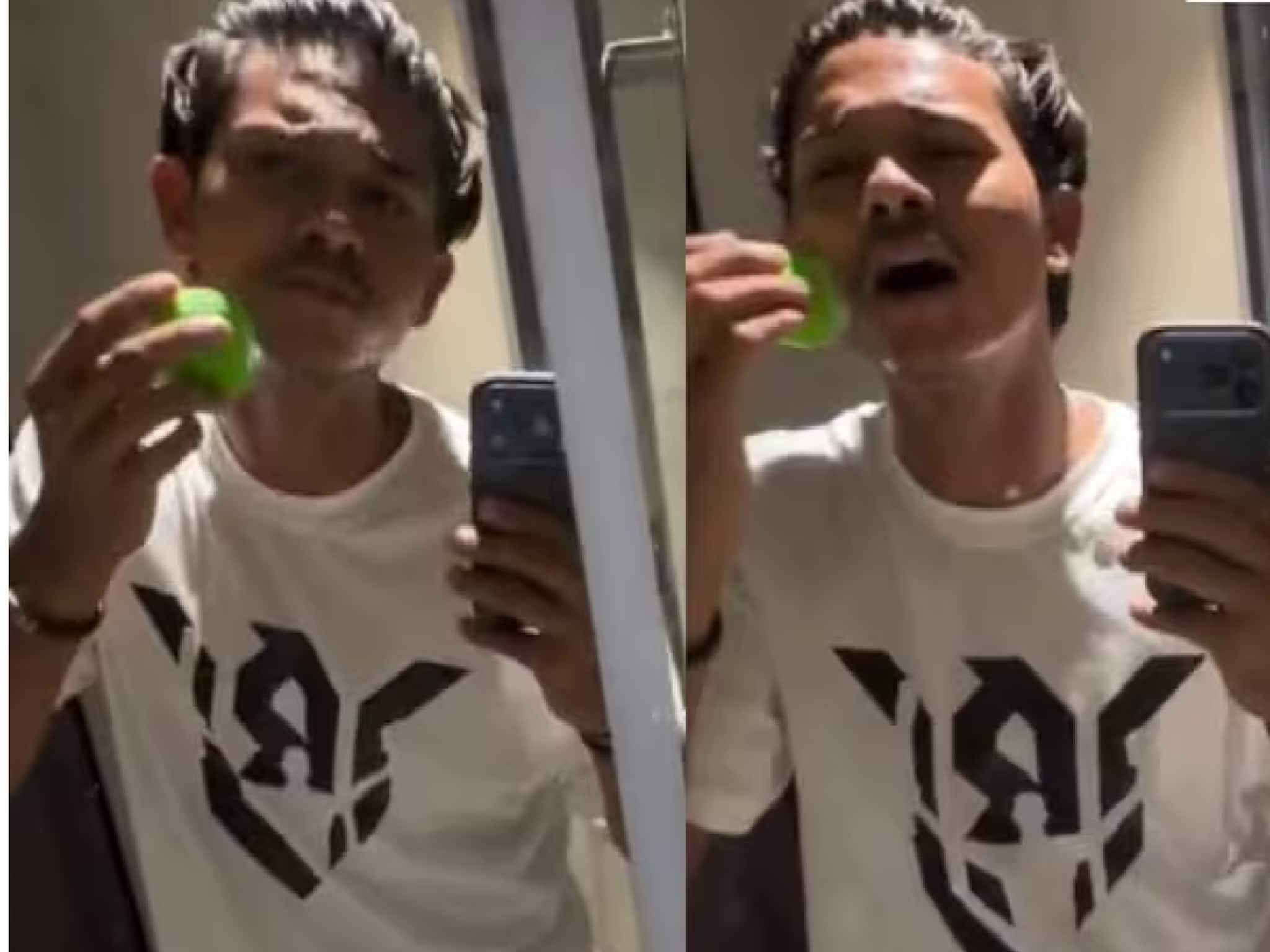 ব্যাট হাতে তো ধামাকা মাচান! বাথরুমের মধ্যে তাঁর ‘কীর্তি’ সুপার ভাইরাল,লোকে বলছে এ আবার কী