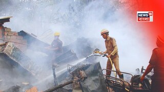 ভস্মীভূত নরেন্দ্রপুরের ডেকরেটর্সের অফিস-গোডাউন