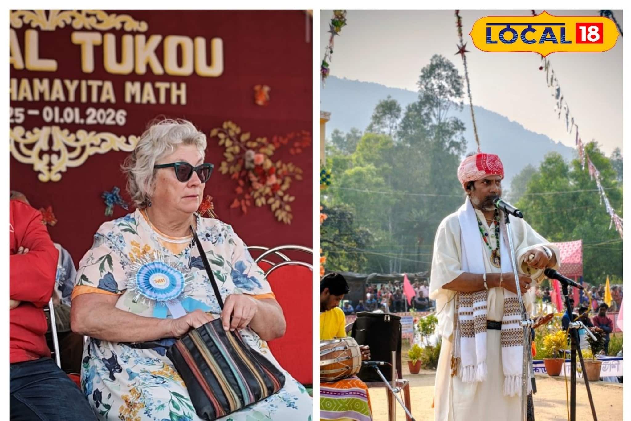 আদিবাসী সংস্কৃতির টানে পাগল বিদেশিনী, আন্তর্জাতিক পর্যটকদের ভিড় শুশুনিয়ায়!