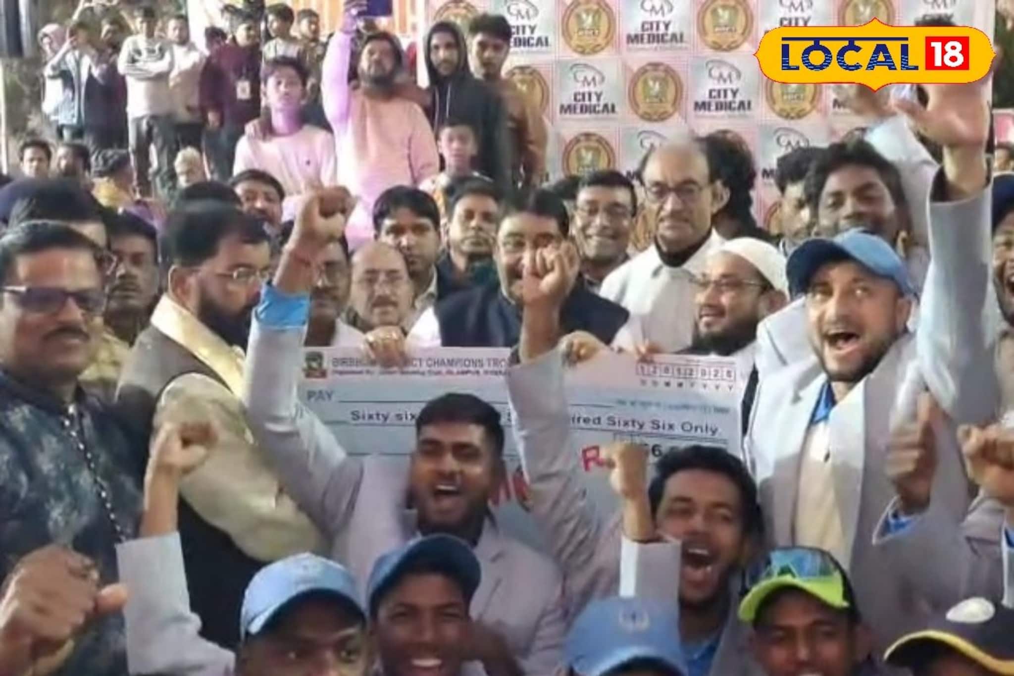 বীরভূমে 'মিনি আইপিএল', ময়দানে চিয়ারলিডার থেকে থার্ড আম্পায়ার! মেগা ফাইনালে সেরা বোলপুর