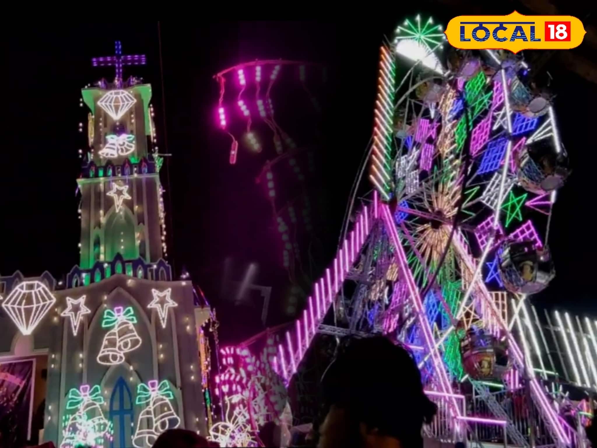 সপ্তাহব্যাপী মেলায় ভিড় কয়েক লক্ষ, মেদিনীপুরের চার্চের মেলায় উপচে পড়া ভিড়