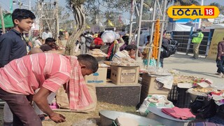 মেলায় বিক্রি হচ্ছে মিষ্টি 