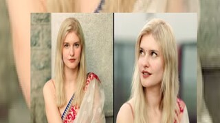 জার্মান মহিলা শাড়িতে করছেন বাজিমাত 