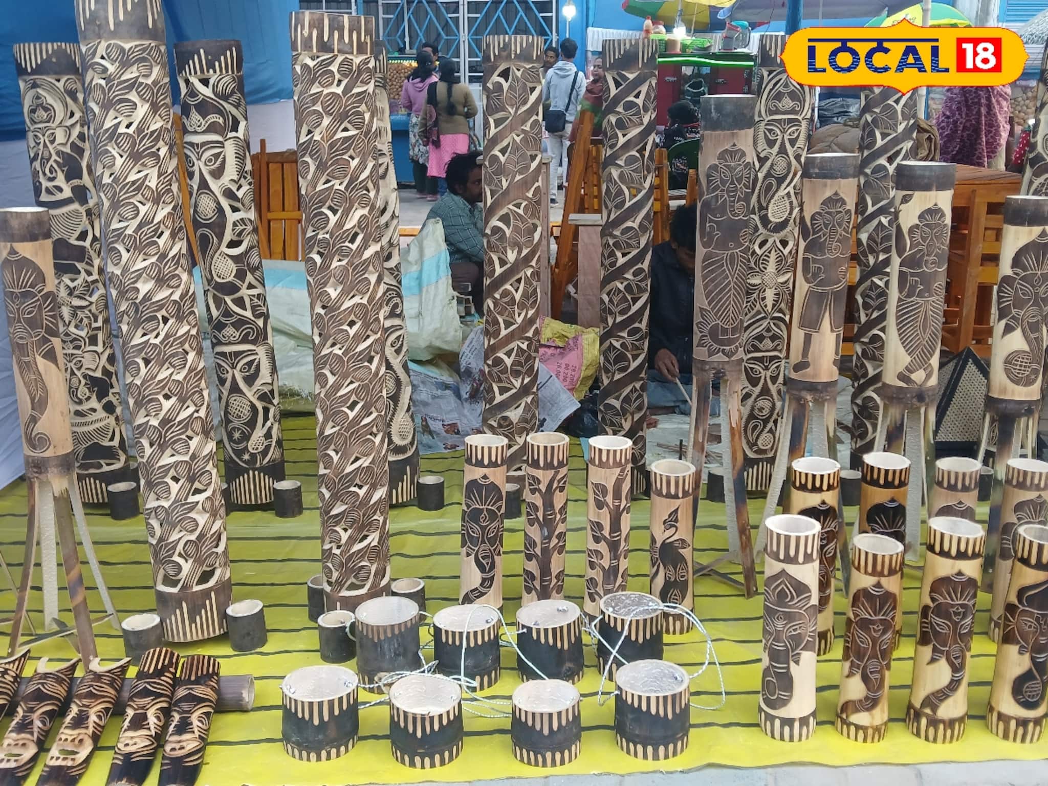 Howrah News: সস্তায় আভিজাত্য! প্লাস্টিক-ফাইবারকে গোল দিয়ে হাওড়ায় রাজত্ব করছে অসমের বাঁশের বাহারি জিনিস