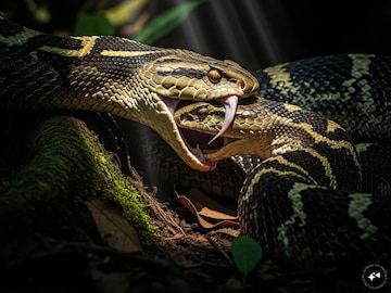 একটি বিষধর সাপ যদি আর একটি বিষধর সাপকে কামড়ায়, তাহলে কী হয়? সব বিষই কি মৃত্যুর কারণ?