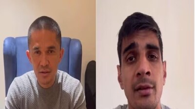 ভরতীয় ফুটবলকে বাঁচানোর আর্জি ফুটবলারদের Photo Courtesy- Gurpreet Singh Sandhu/ Instagram/ Video Grab