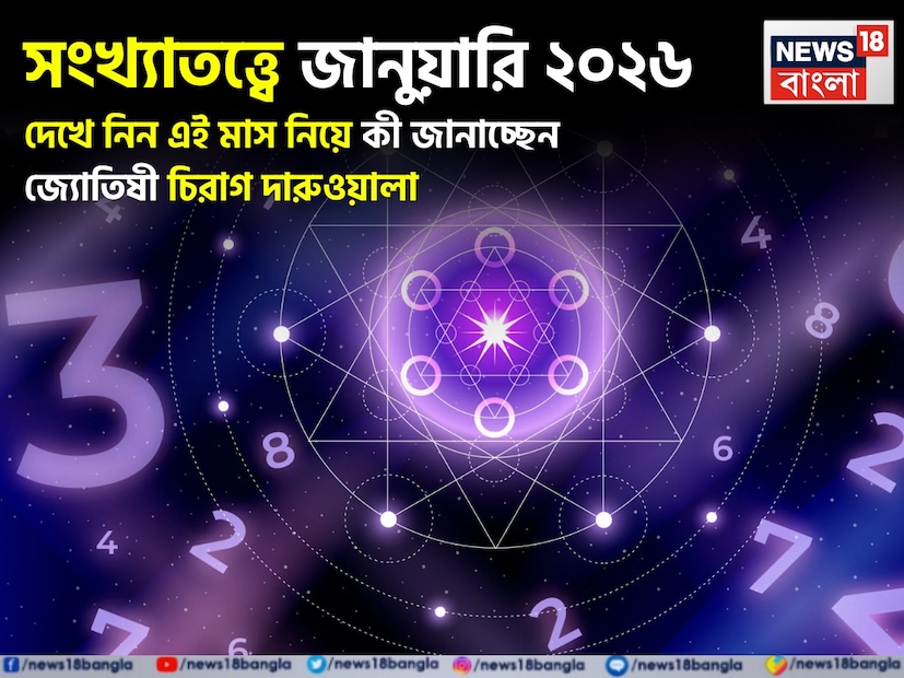রাশিফলের ক্ষেত্রে যেমন গ্রহ-নক্ষত্রের অবস্থান বিচার হয়, সংখ্যাতত্ত্বের ক্ষেত্রে প্রাধান্য দেওয়া হয় মূলাঙ্ককে, যা ব্যক্তির জন্মতারিখের ভিত্তিতে নির্ধারণ করতে হয়। ধরা যাক, কারও জন্মতারিখ ১২, এক্ষেত্রে তাঁর মূলাঙ্ক হবে ১+২=৩। দেখে নেওয়া যাক বিশদে জ্যোতিষী চিরাগ দারুওয়ালা এই মাস নিয়ে কোন সংখ্যার জন্য কী ভবিষ্যদ্বাণী করছেন। রাশিফলের ক্ষেত্রে যেমন গ্রহ-নক্ষত্রের অবস্থান বিচার হয়, সংখ্যাতত্ত্বের ক্ষেত্রে প্রাধান্য দেওয়া হয় মূলাঙ্ককে, যা ব্যক্তির জন্মতারিখের ভিত্তিতে নির্ধারণ করতে হয়। ধরা যাক, কারও জন্মতারিখ ১২, এক্ষেত্রে তাঁর মূলাঙ্ক হবে ১+২=৩। দেখে নেওয়া যাক বিশদে জ্যোতিষী চিরাগ দারুওয়ালা এই মাস নিয়ে কোন সংখ্যার জন্য কী ভবিষ্যদ্বাণী করছেন।
