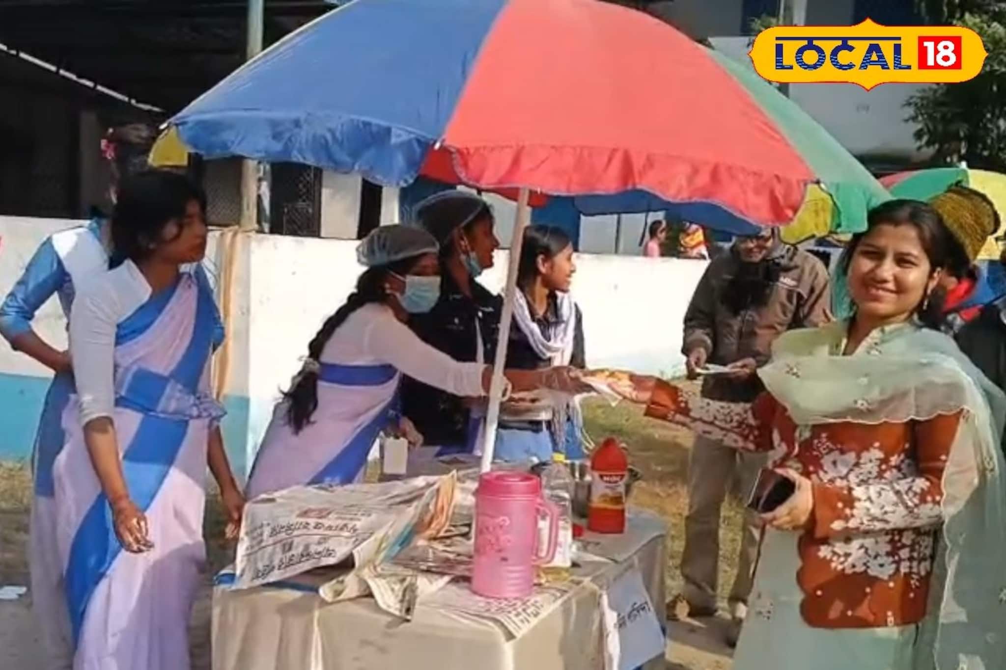 চিলি চিকেন, মোগলাই, ফুচকা...লম্বা-চওড়া মেনু!পড়ুয়াদের এলাহি আয়োজনে রেস্তোরাঁর চেহারায় স্কুল