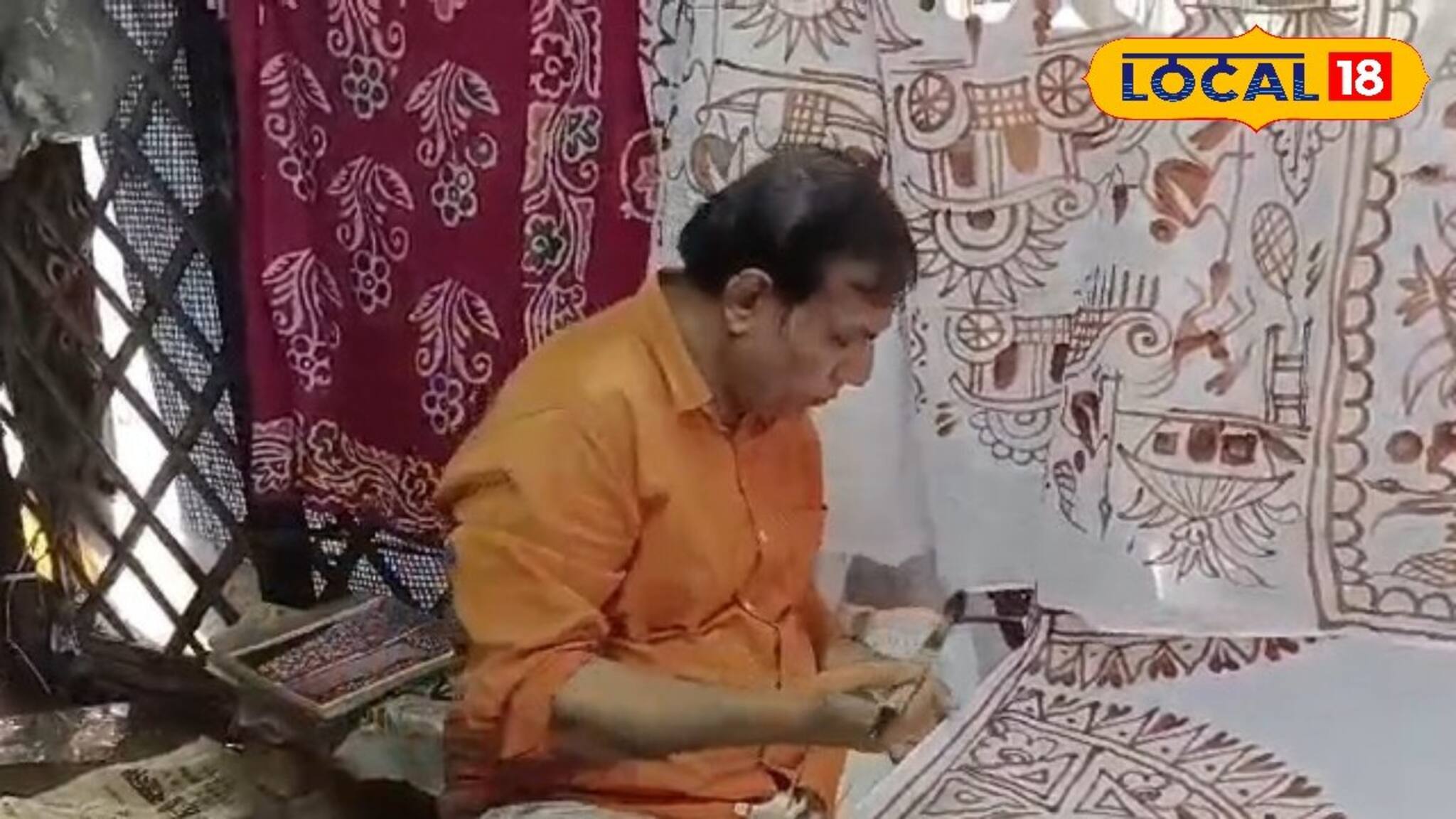 শূন্য থেকে শিখরে! তুলির টানেই ভাগ্য বদল ভগবানপুরের নবকুমারের, আজ যিনি সফল ব্যবসায়ী