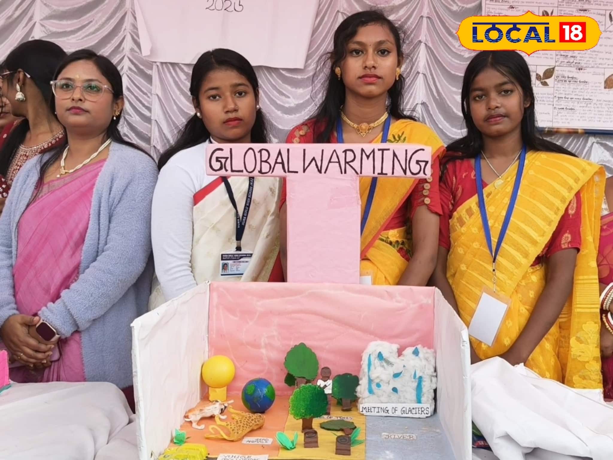 বিশ্ব উষ্ণায়ন রুখতে ময়দানে নামল ছাত্রীরা, এলাকায় খুদে বিজ্ঞানীদের নিয়ে জয়জয়কার!