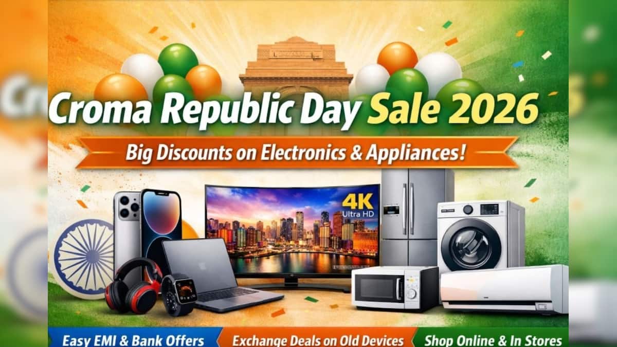Republic Day Sale 2026: iPhone 17 মাত্র ৪৭,৯৯০ টাকা! স্মার্টফোন থেকে টিভি—সবেতেই ছাড় Croma Republic Day Sale-এ
