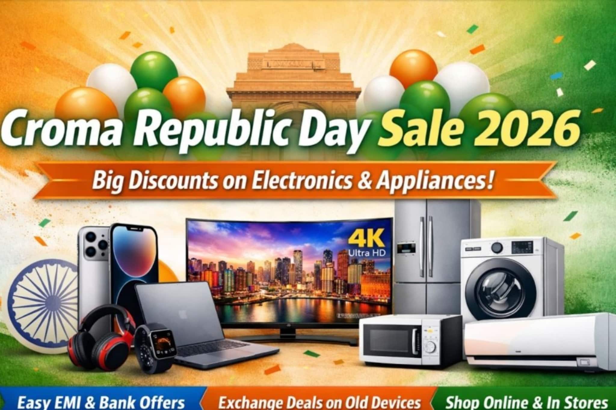 iPhone 17 মাত্র ৪৭,৯৯০ টাকা! স্মার্টফোন থেকে টিভি—সবেতেই ছাড় Croma Republic Day Sale-এ