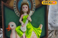 Saraswati Idol: দেখতে সেই...! কিউট-মর্ডান সরস্বতী বানিয়ে নজির নদিয়ার শিল্পীর, প্রতিমা যাবে ভিন জেলায়