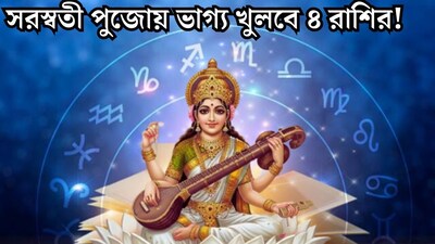 Saraswati Puja: 3 Planets Form Multiple Raj Yogas, 4 Zodiac Signs to See Luck Turn