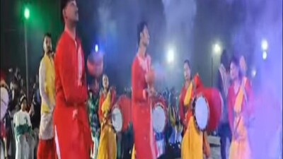 बकखाली में भव्य गंगा आरती, हजारों पर्यटक हुए आनंदित.