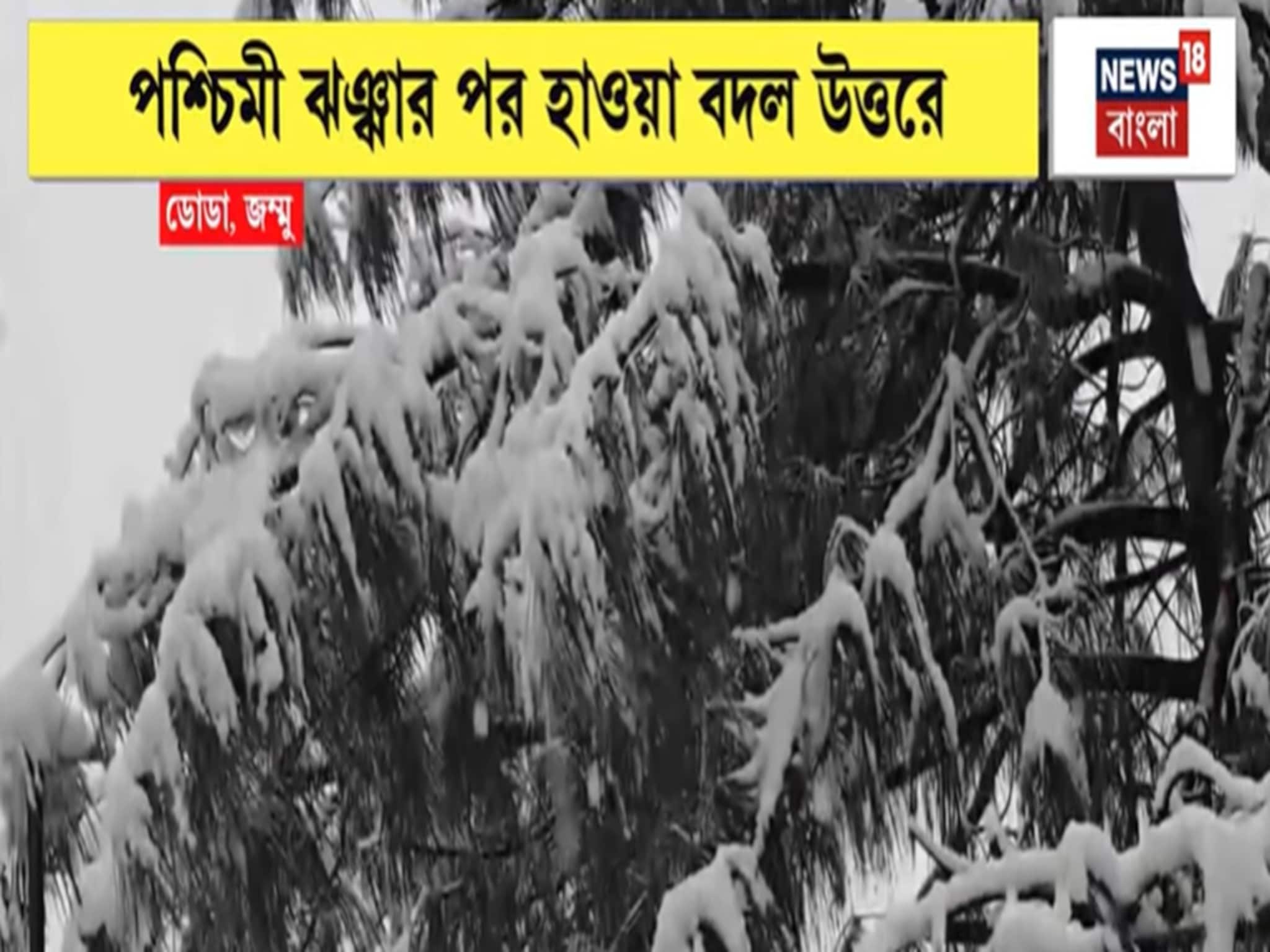 কাশ্মীরে ভারী তুষারপাত, বরফের চাদরে ঢেকে গেল চারপাশ কাশ্মীরে ভারী তুষারপাত, বরফের চাদরে ঢেকে গেল চারপাশ