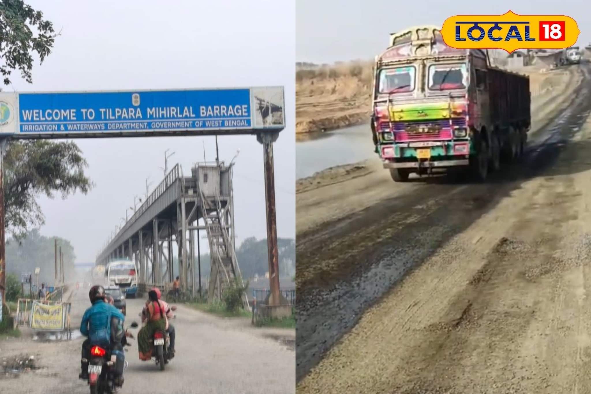 বিরাট স্বস্তি বীরভূমে! যান চলাচল শুরু তিলপাড়া ব্যারেজের বিকল্প রাস্তায়, কমল জনভোগান্তি