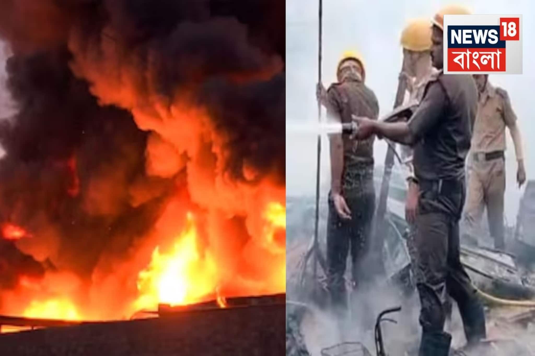 আনন্দপুরে এখনও নেভেনি আগুন! ঘটনাস্থলে পৌঁছলেন সাংসদ সায়নী ঘোষ, সব রকম সাহায্যের আশ্বাস