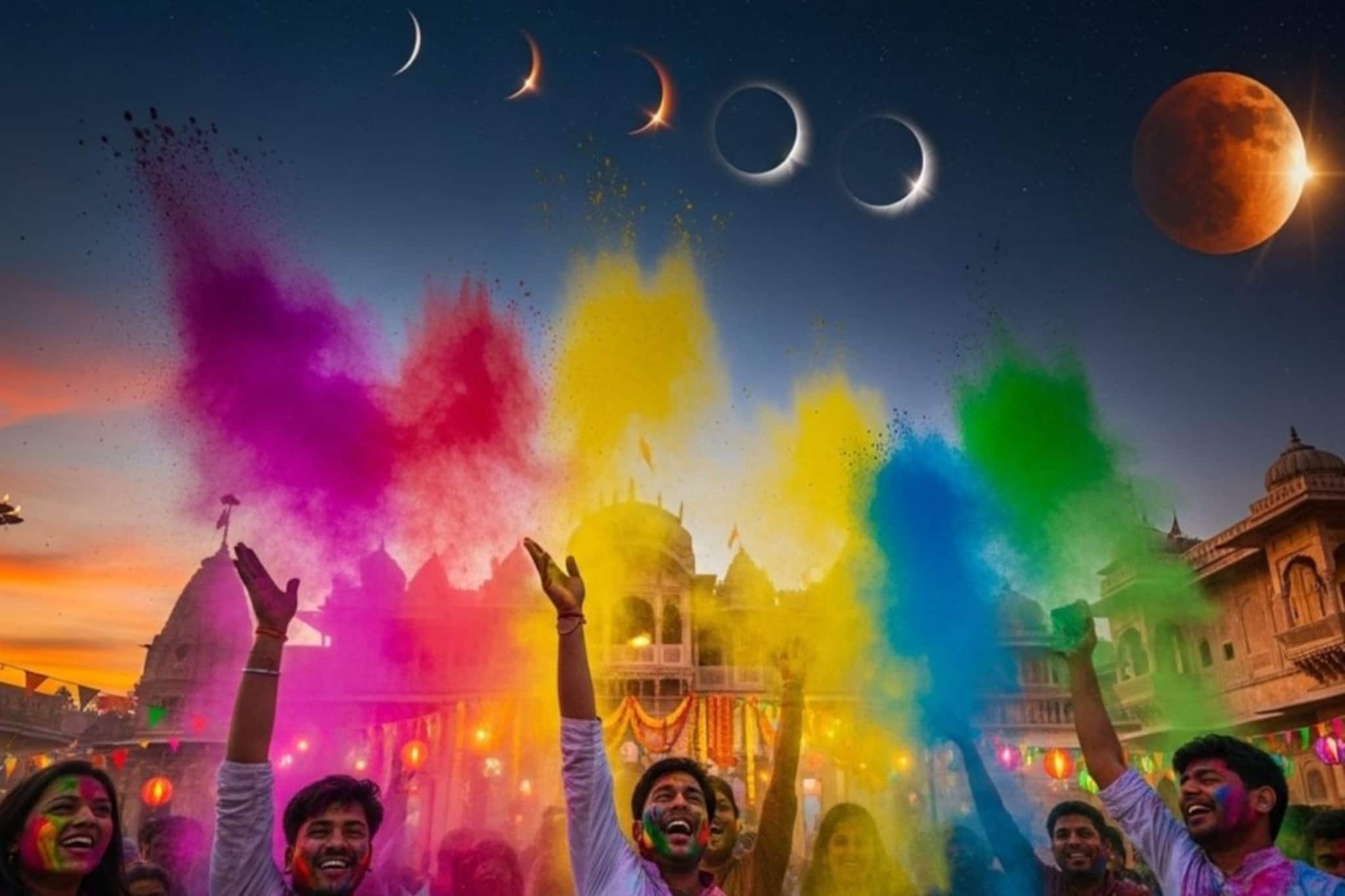 শতাব্দীতে একবার! হোলির দিনে চন্দ্রগ্রহণ, কাদের ভাগ্যে আসছে মোড় ঘোরানো সময়?