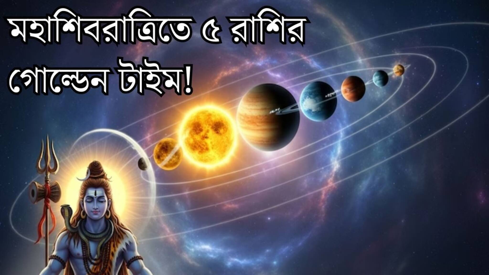 Maha Shivratri 2026: মহাশিবরাত্রিতে ১৯ বছর পর দুর্লভ যোগ! ৫ রাশির গোল্ডেন টাইম শুরু, টাকা, প্রোমোশন...আকাশছোঁয়া সাফল্য আসবে