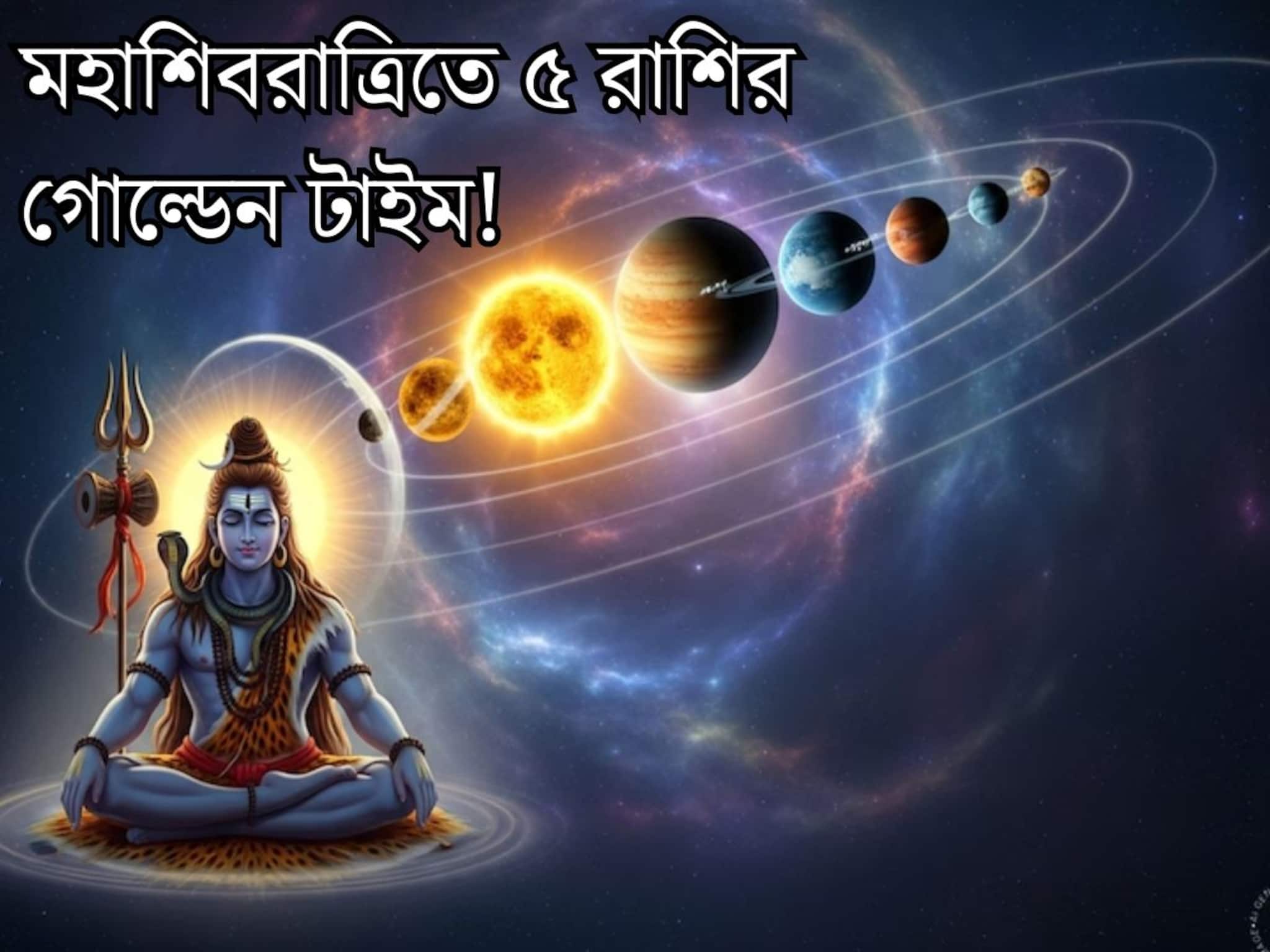 মহাশিবরাত্রিতে ১৯ বছর পর দুর্লভ যোগ! ৫ রাশির গোল্ডেন টাইম শুরু, আকাশছোঁয়া সাফল্য