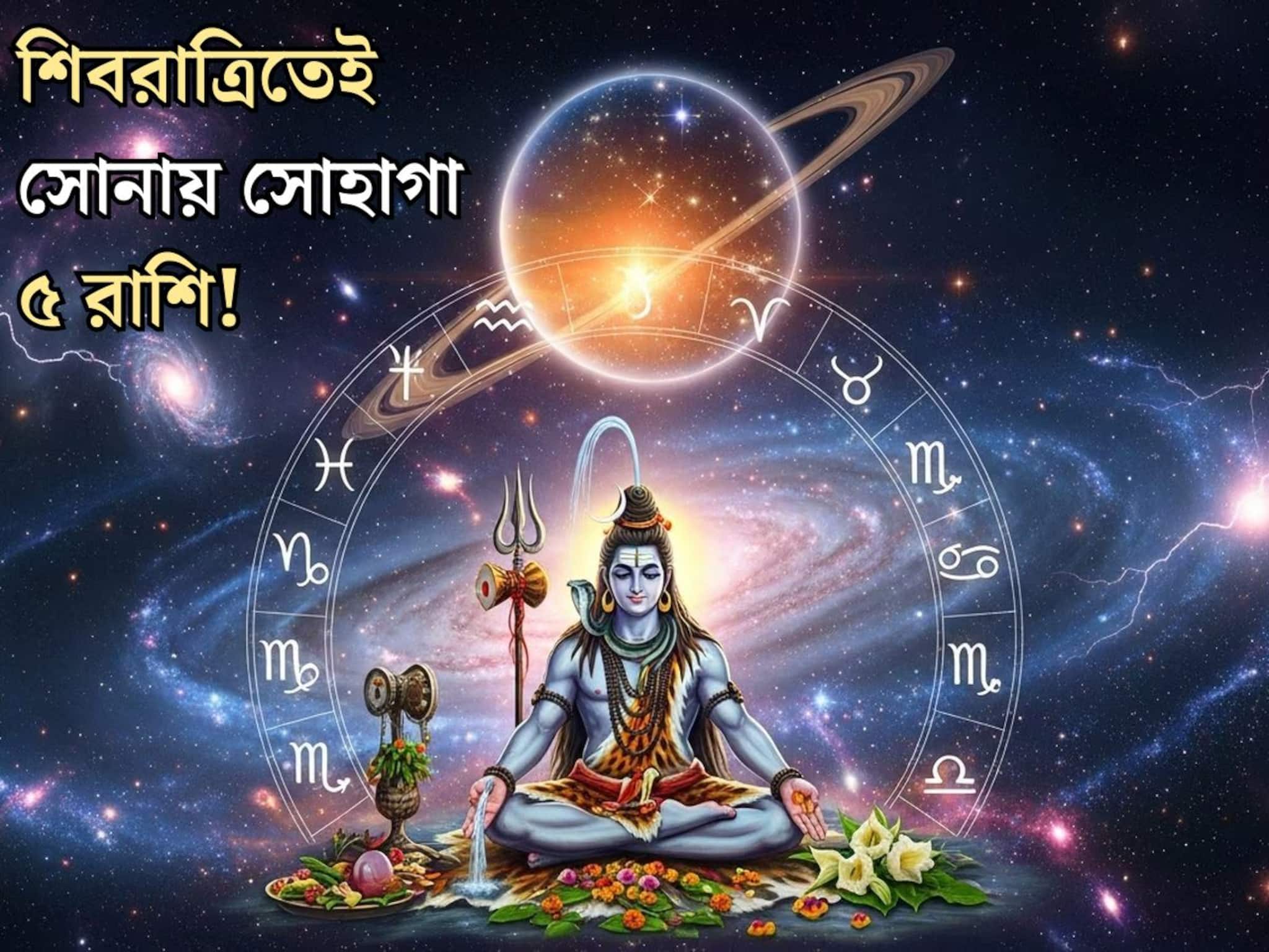 মহাশিবরাত্রি ৫ গ্রহের মহামিলনে পঞ্চগ্রহী যোগ! সোনায় সোহাগা হবে ৫ রাশির কপাল