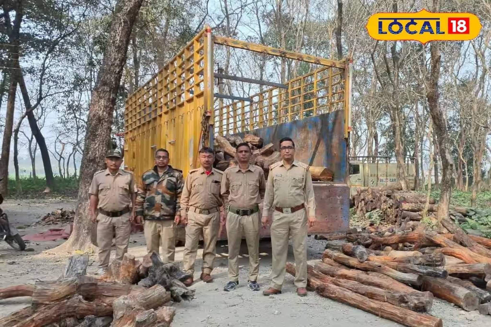 ট্রাকে করে মূল্যবান খয়ের কাঠ পাচার! রাতভর অভিযান চালিয়ে বাজেয়াপ্ত সব