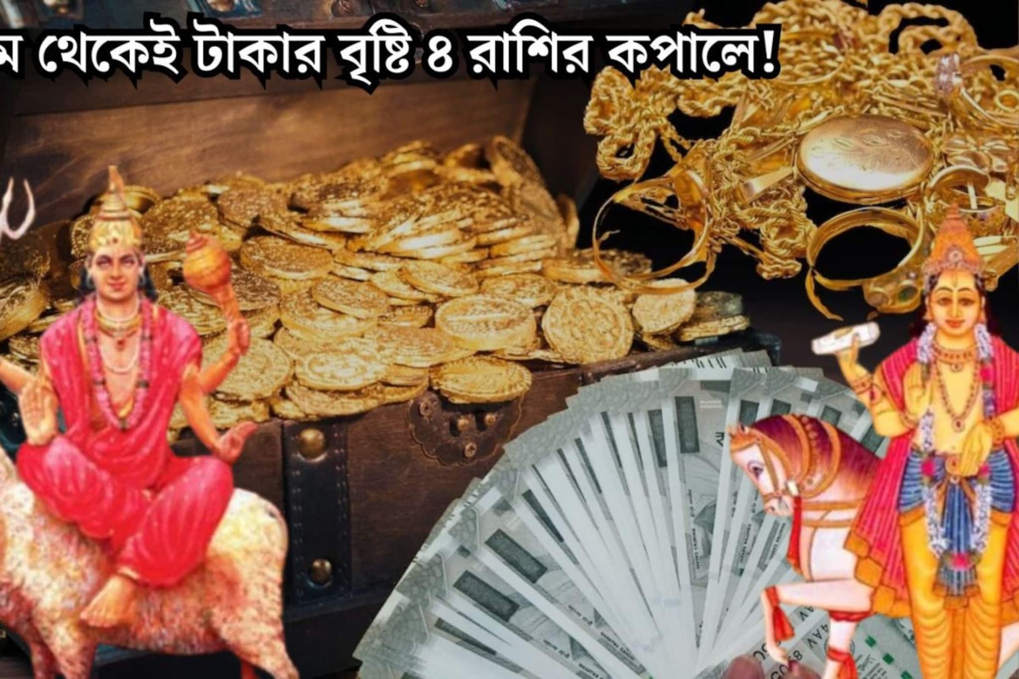 কয়েক ঘণ্টার অপেক্ষা....সোমেই মঙ্গল-শুক্রের মহামিলনে ধনশক্তি রাজযোগ! সোনায় সোহাগা ৪ রাশি