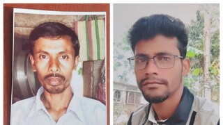 নিহত নাসির আলি (বাঁদিকে) এবং ধৃত বিএলও বিজওয়ান হাসান মণ্ডল৷ 