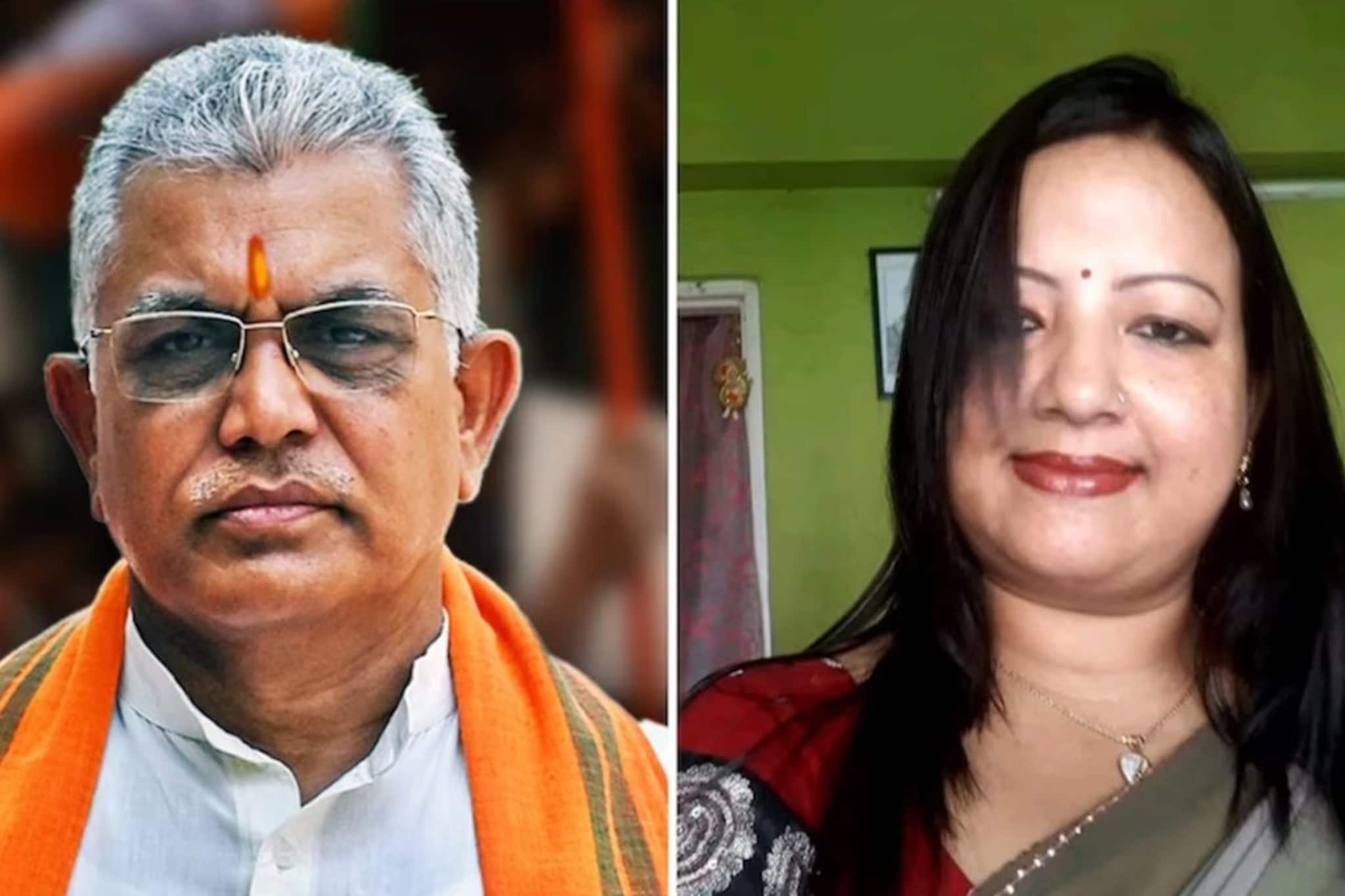 ‘বিধানসভায় প্রার্থী হতে চাই...’ দলীয় দফতরে বায়োডেটা জমা দিলেন দিলীপ ঘোষের স্ত্রী রিঙ্কু ‘বিধানসভায় প্রার্থী হতে চাই...’ দলীয় দফতরে বায়োডেটা জমা দিলেন দিলীপ ঘোষের স্ত্রী রিঙ্কু