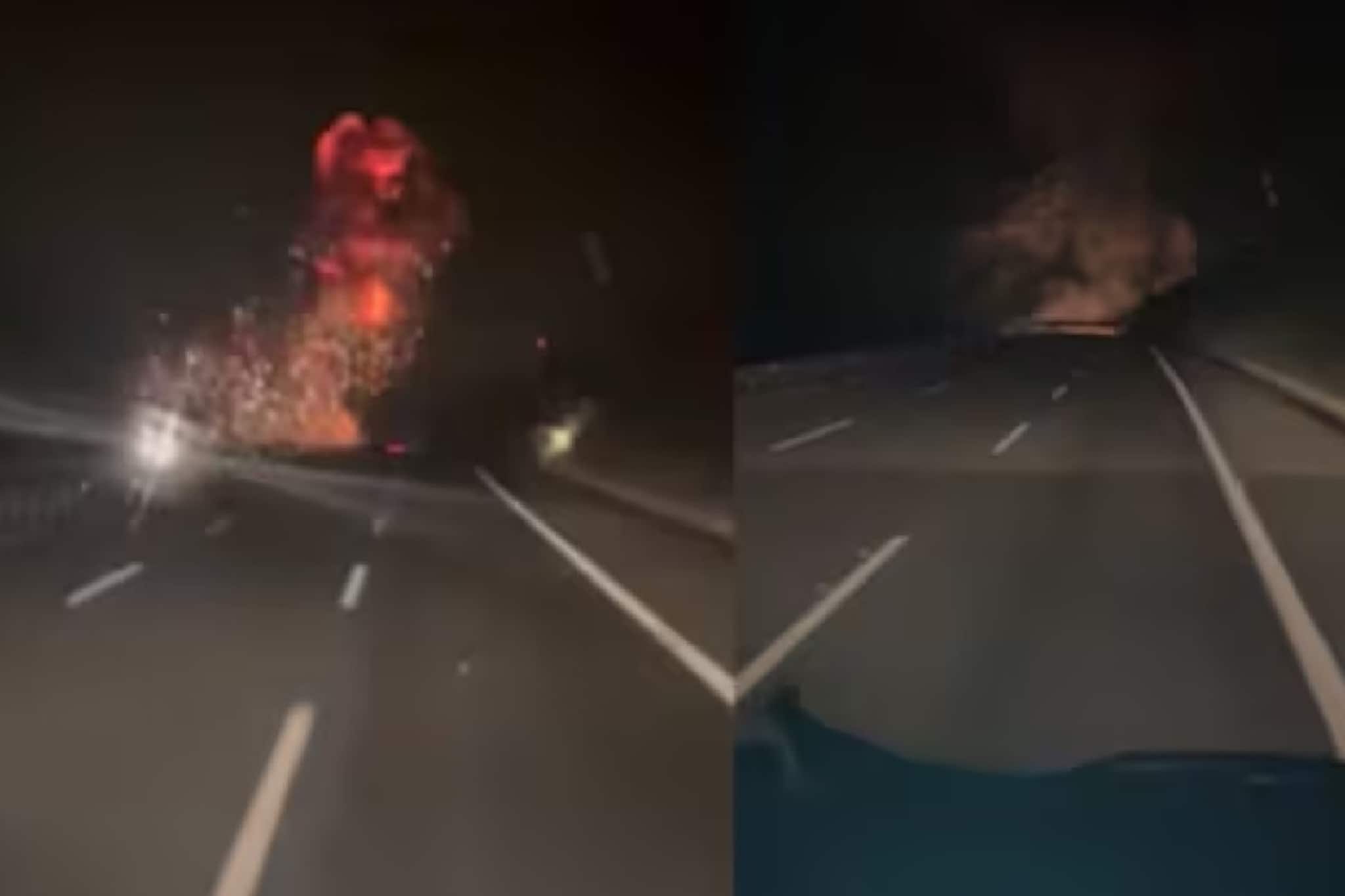 ইরান-আমেরিকা উত্তেজনার মধ্যেই পাকিস্তানের বন্ধু দেশে হাইওয়েতে ভেঙে পড়ল মার্কিন যুদ্ধবিমান