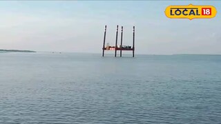 গঙ্গাসাগর সেতু নির্মাণের জন্য মুড়িগঙ্গায় চলছে পরীক্ষা 