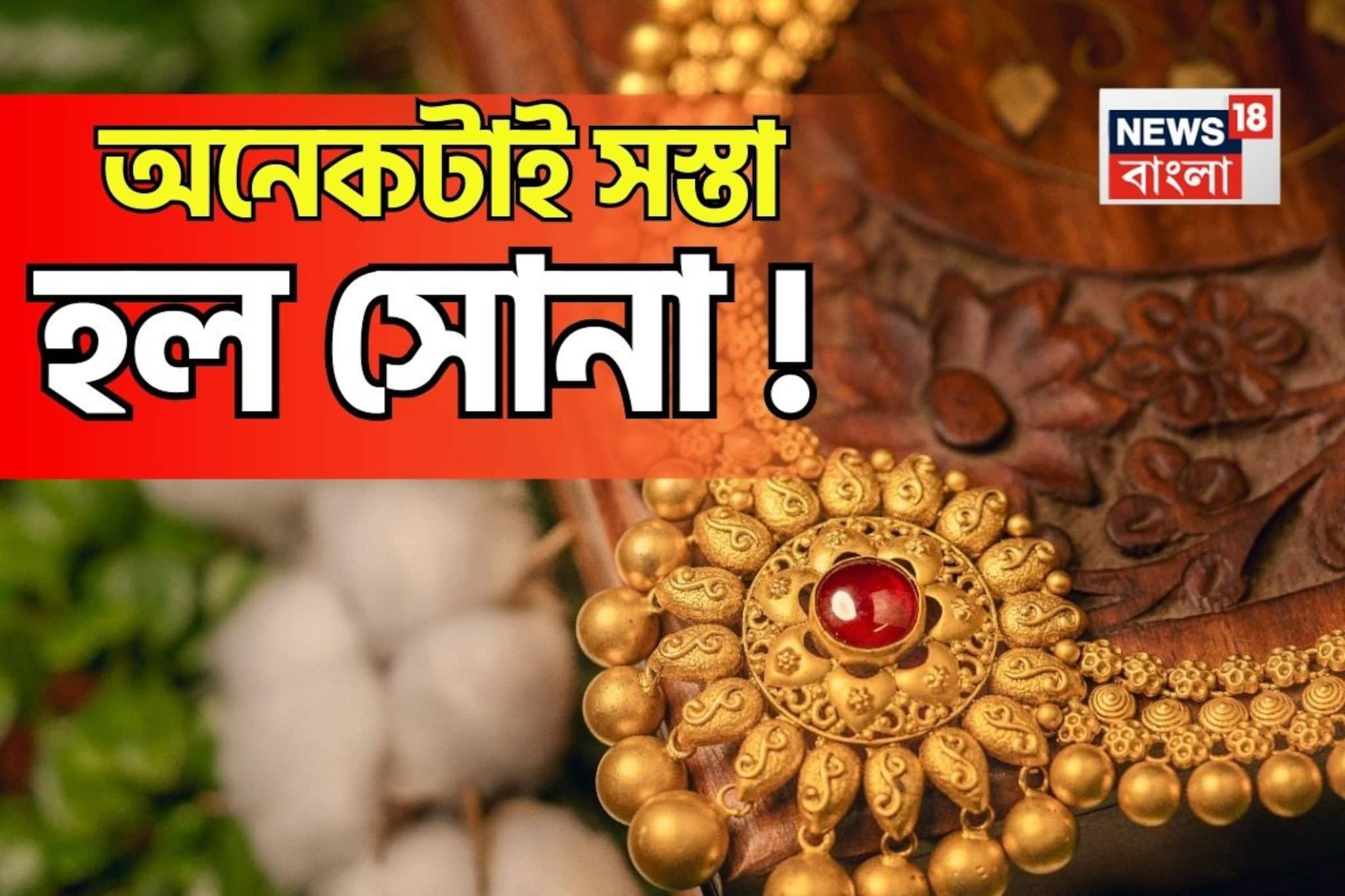 অনেকটাই সস্তা হল সোনা ! ১ গ্রামের কতটা কমল ? জানলে চমকে উঠবেন অনেকটাই সস্তা হল সোনা ! ১ গ্রামের কতটা কমল ? জানলে চমকে উঠবেন