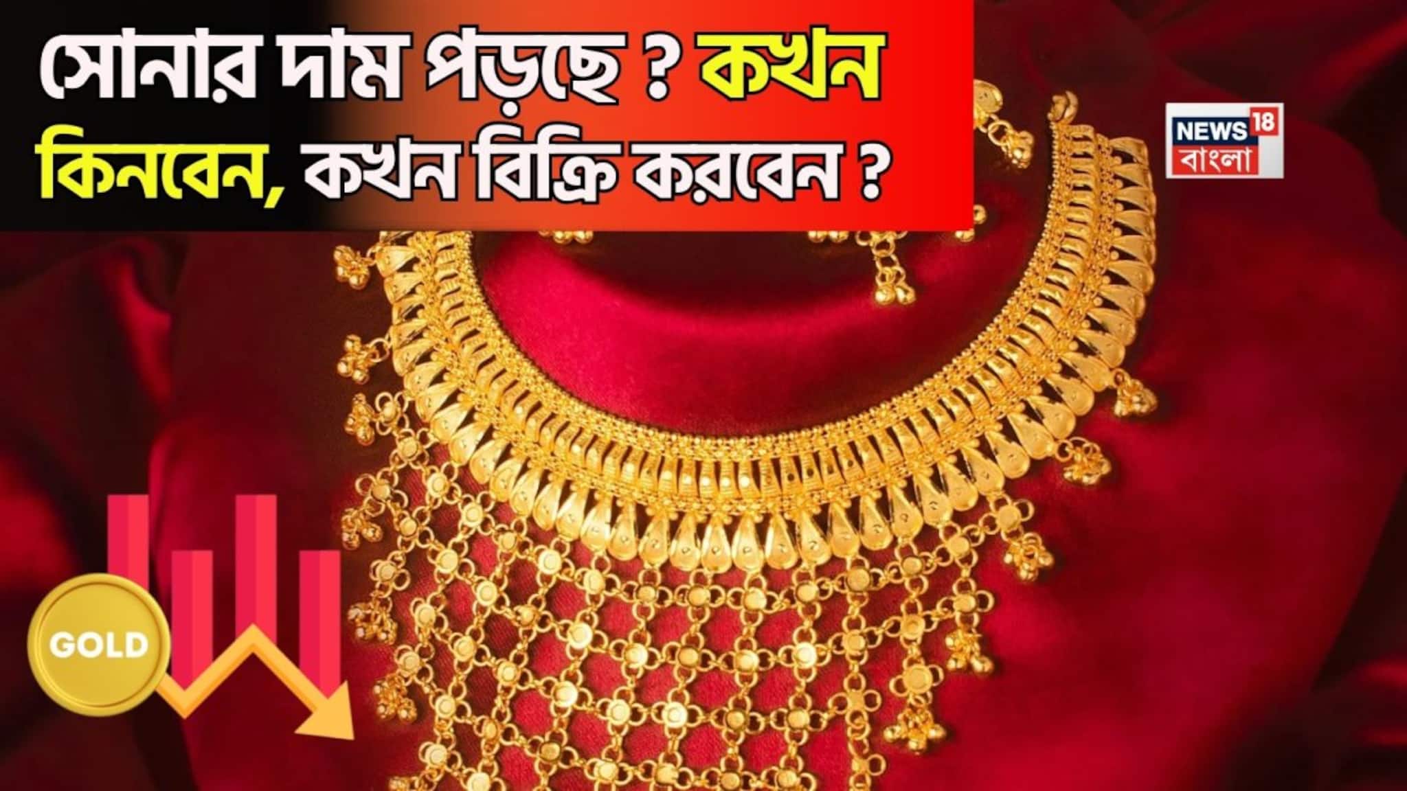 Gold Price Falling ? সোনার দাম পড়ছে ? কখন কিনবেন, কখন বিক্রি করবেন, গয়না না কি ETF-এ বিনিয়োগ ? কী বলছেন বিশেষজ্ঞরা
