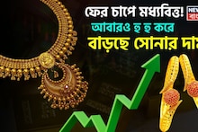 Latest Gold Rates: ফের চাপে মধ্যবিত্ত, আবারও হু হু করে বাড়ছে সোনার দাম ! কলকাতায় ২২ ক্যারেটের দাম চমকে দেবে
