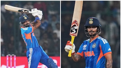 ईशान-हार्दिक का धमाका, पर बाकी बल्लेबाजों की नाकामी से बढ़ी चिंता. नामीबिया को 210 का लक्ष्य.