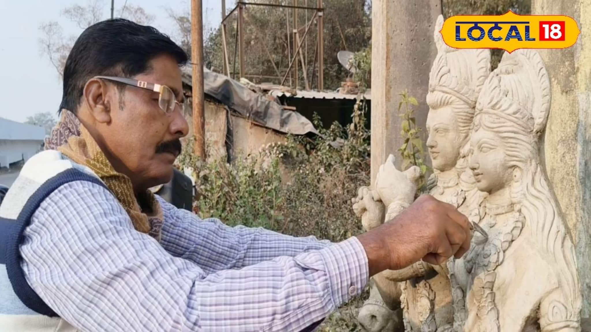 Purulia Artist: তাঁর স্পর্শে প্রাণসঞ্চার সিমেন্টেও! দাদুর কাছে হাতেকলমে শেখা শিল্পেই বাজিমাত মূর্তি কারিগর অজিতের