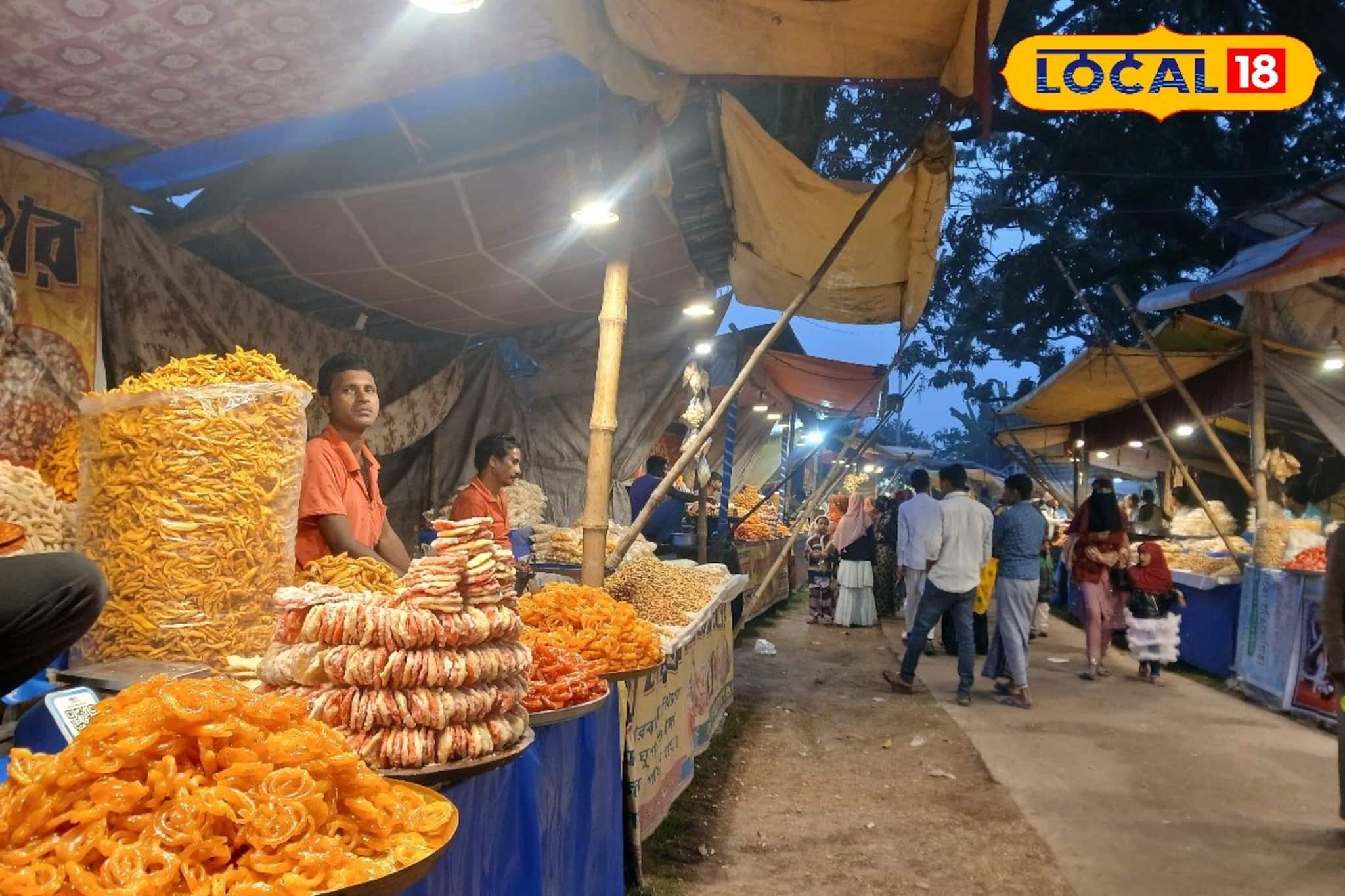 জিলিপি আর বাদামের জন্য বিখ্যাত এই মেলা! সারি সারি দোকানে মেলে অর্ধেক দামে মিষ্টি