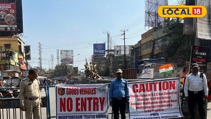 রাস্তা বন্ধ করেই শুরু হয়েছে কাজ