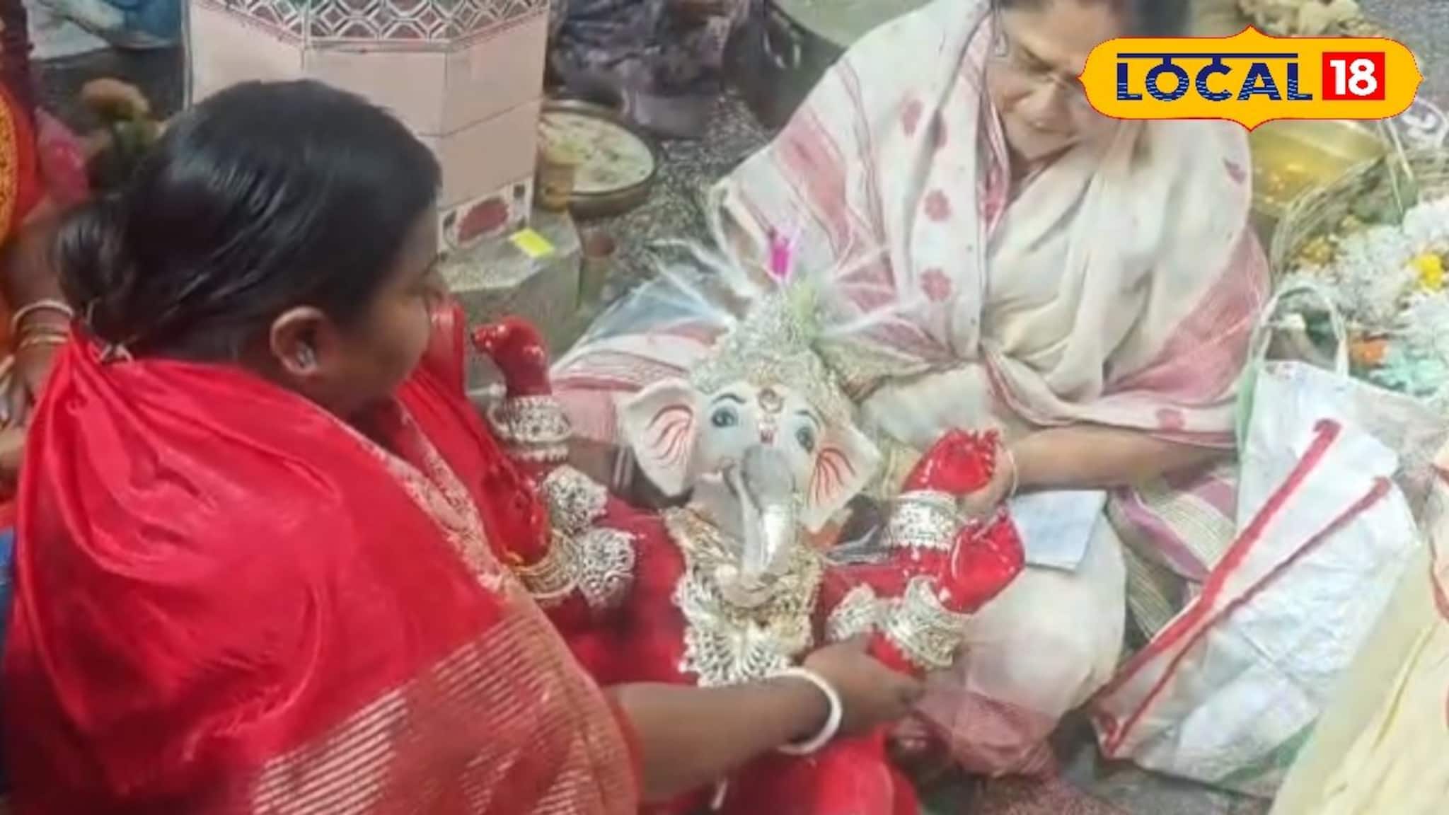 পাঁচদিন ধরে চলে পুজোপাঠ-আরতি, ঐতিহ্য মেনে ভক্তরা মেতে উঠলেন প্রাচীন গণেশজননীর আরাধনায়