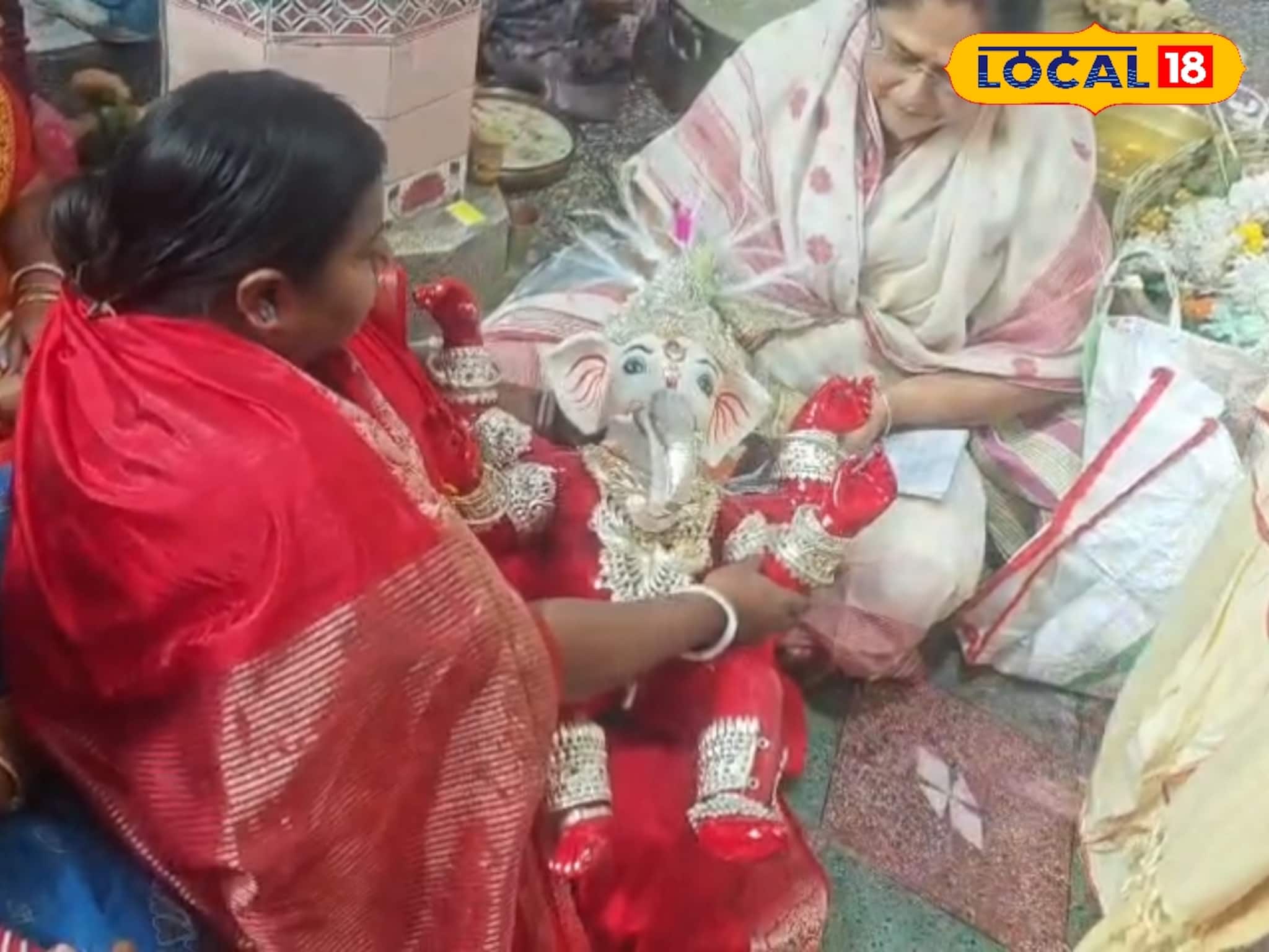 পাঁচদিন ধরে চলে পুজোপাঠ-আরতি, ঐতিহ্য মেনে ভক্তরা মেতে উঠলেন প্রাচীন গণেশজননীর আরাধনায়