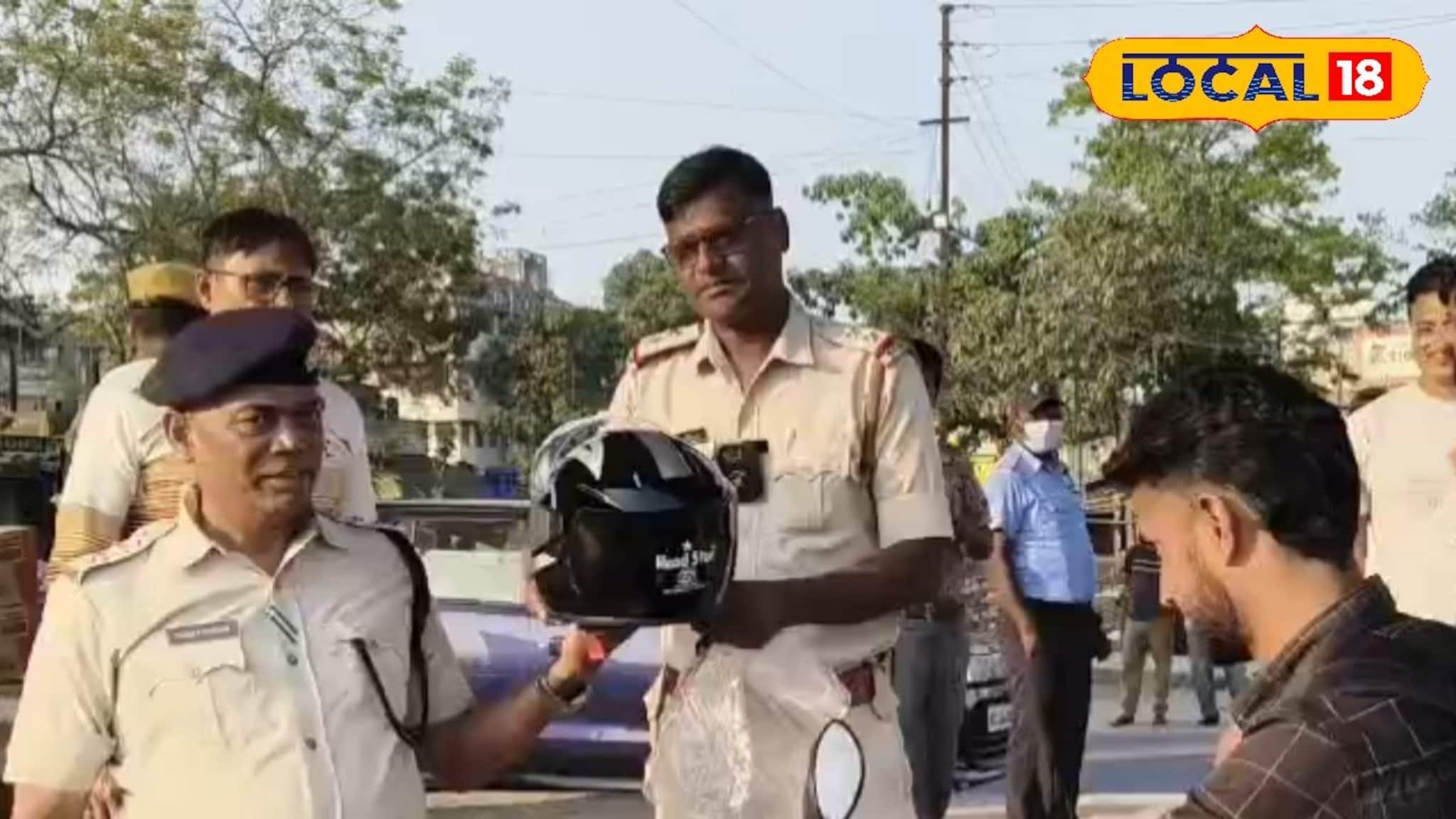 আইন ভঙ্গ করলে উল্টে দেওয়া হচ্ছে উপহার! অভিনব ভাবনা ট্রাফিক পুলিশের