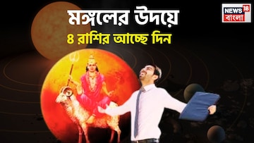 মঙ্গলের উদয়ে বিশ্বজয়! চাকরিতে বিশাল উন্নতি, ব্যবসায় ব্যাপক ঝড়,৪ রাশির ধরা ছোঁয়ার বাইরে মঙ্গলের উদয়ে বিশ্বজয়! চাকরিতে বিশাল উন্নতি, ব্যবসায় ব্যাপক ঝড়,৪ রাশির ধরা ছোঁয়ার বাইরে