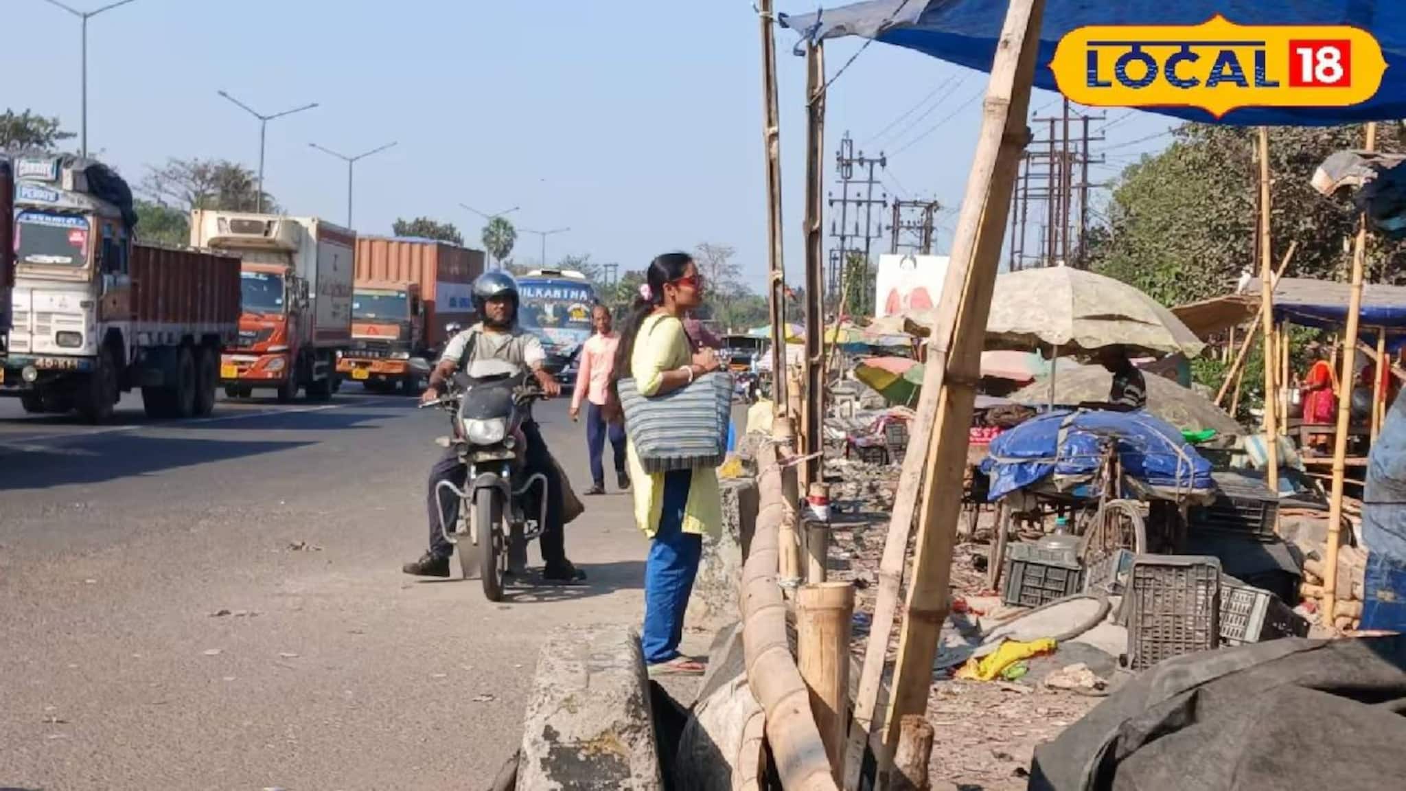 Howrah News: হাওড়ার অন্যতম দুর্ঘটনাপ্রবণ এলাকার ভোলবদল! বাঁশের ব্যারিকেড দেওয়ায় ফাঁকা হয়েছে ১০-১২ ফুট রাস্তা, মিটল যানবাহন চলাচলের সমস্যা