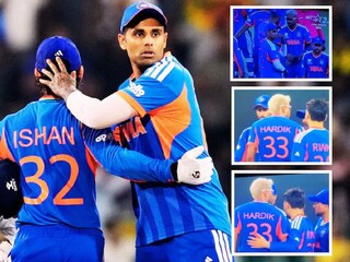 মাঠের মধ্যে একে অপরের বিরুদ্ধে ক্ষোভ উগড়ে দেওয়া হল 