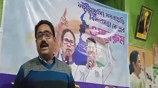 ময়নাগুড়ির ব্লক তৃণমূল সভাপতি বিশ্বজিৎ সেন৷ 