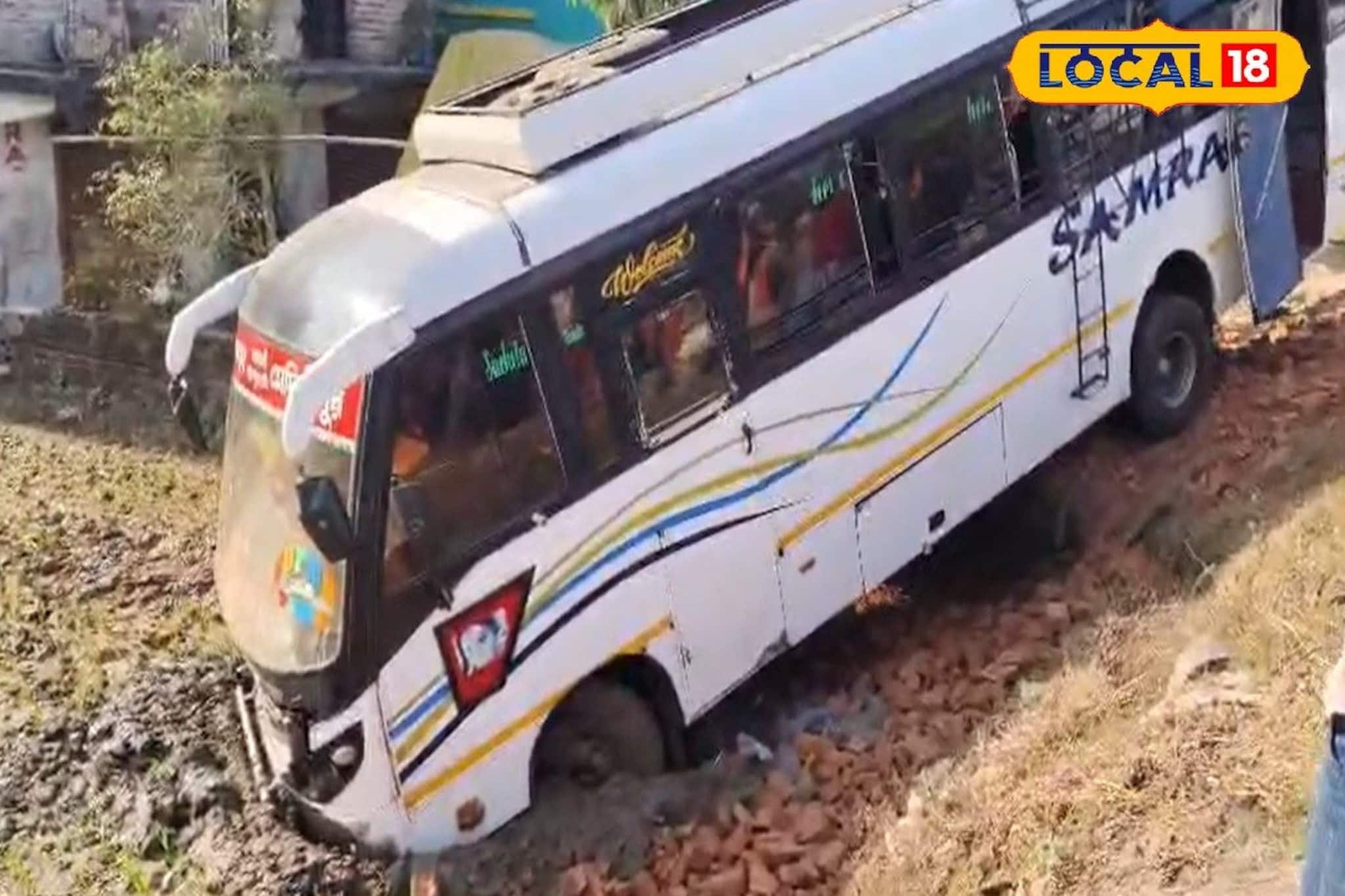 স্টিয়ারিংয়ের নিয়ন্ত্রণ হারিয়ে ঝাড়গ্রামে দুর্ঘটনার কবলে যাত্রীবাহী বাস! কী অবস্থায় যাত্রীরা